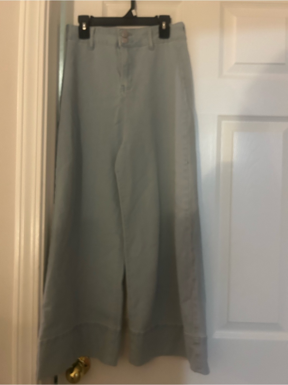 Altar'd State Light Blue Wide-Leg High-Rise Pants - Size Small
